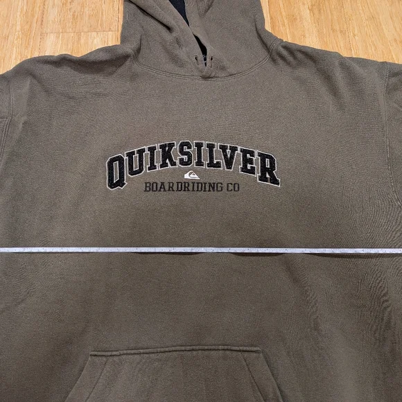 Quiksilver Men's XL Olive Hoodie - Picture 2 of 6